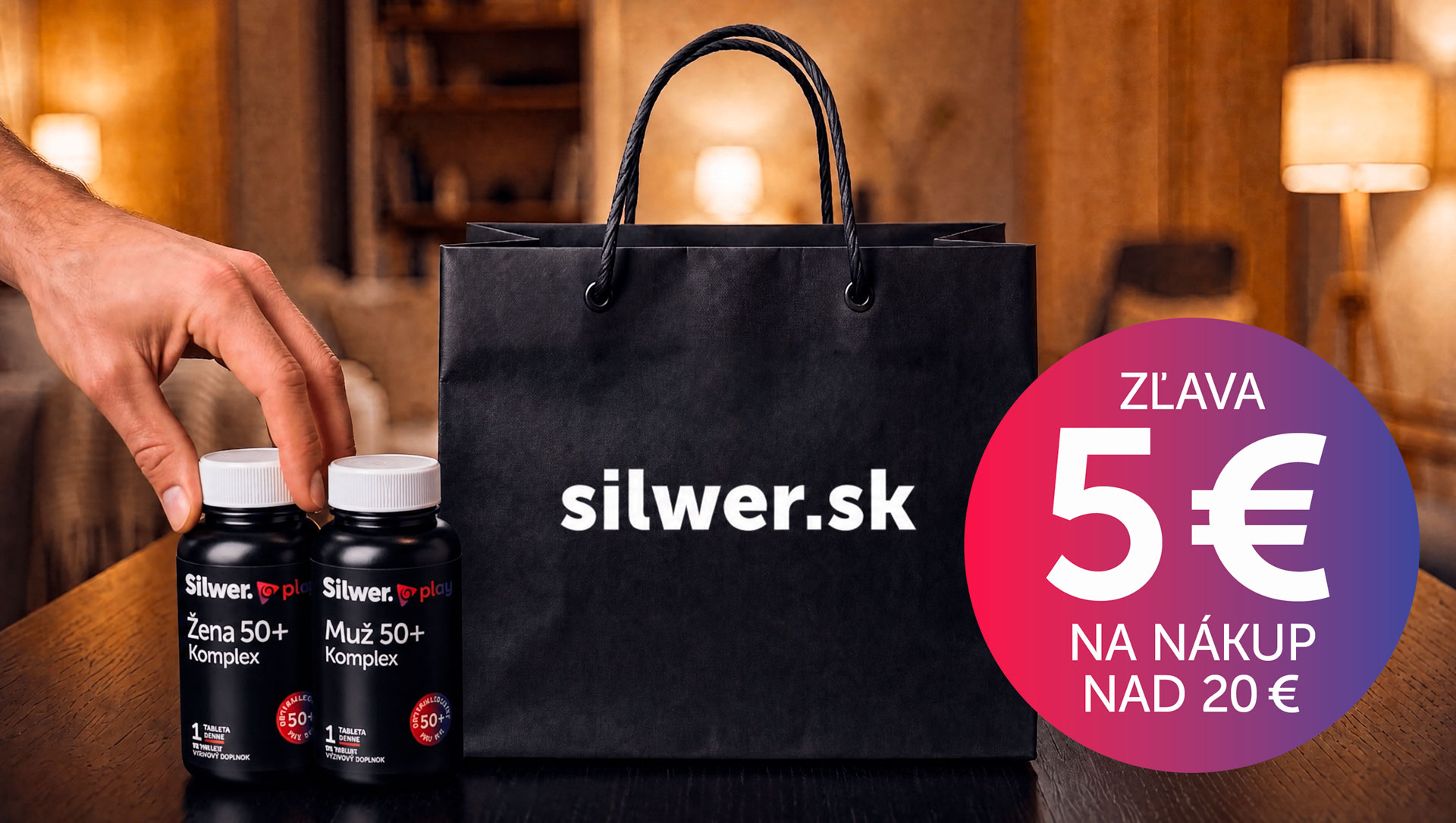 Silwer. — zľava 5 € za nákup nad 25 €
